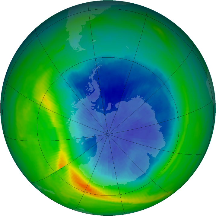 Ozone Map 1982-10-01